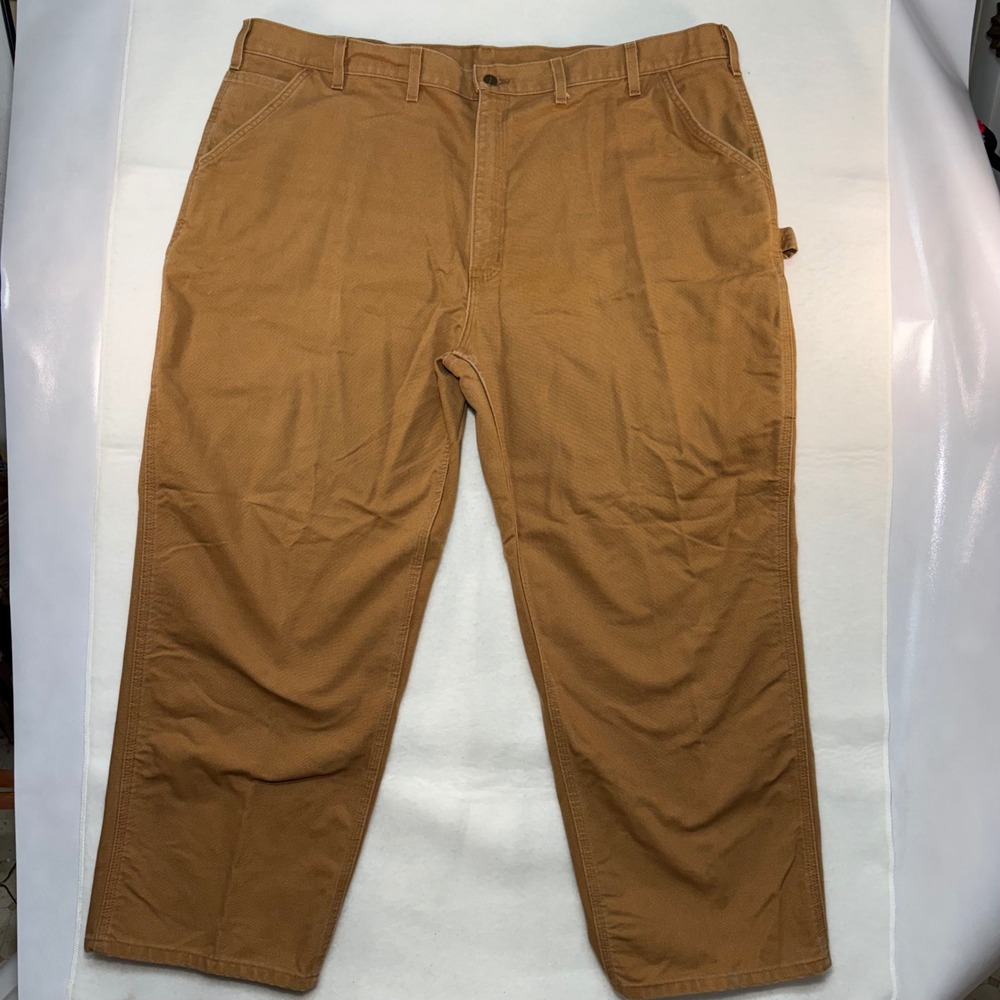 Carhartt B11 BRN Mens‎ Brown Duck Canvas Original Dungaree Fit Work Pants 48x30